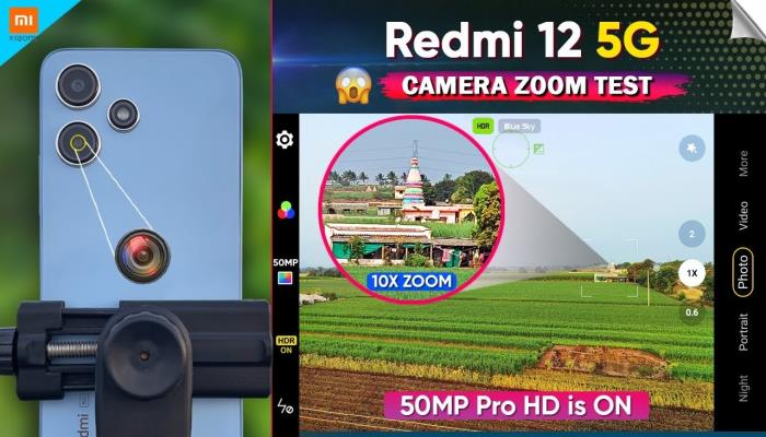 Redmi 12 5G Review Camera
